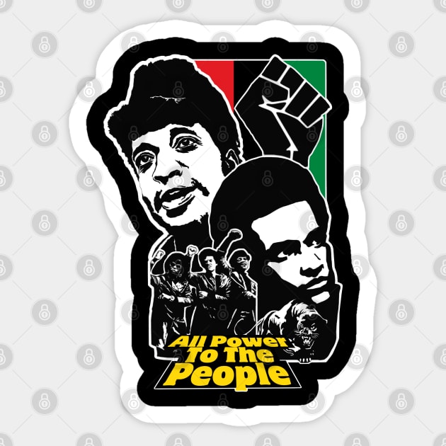 Black Panther Party Sticker by Esoteric Fresh 